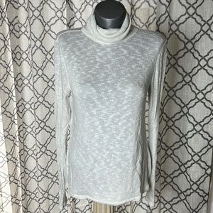 WHBM high low metallic threaded sweater